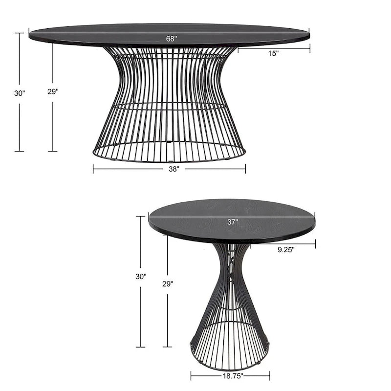 Table à manger ovale Mercer Bronze