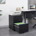 Meuble classeur mobile à 3 tiroirs avec serrure, en acier, pour documents de format légal/lettre/A4/F4, entièrement assemblé avec roulettes