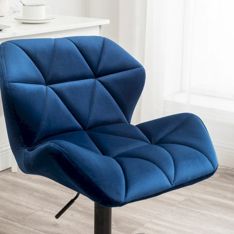 Chaise de bureau pivotante réglable capitonnée diamant pour bureau
