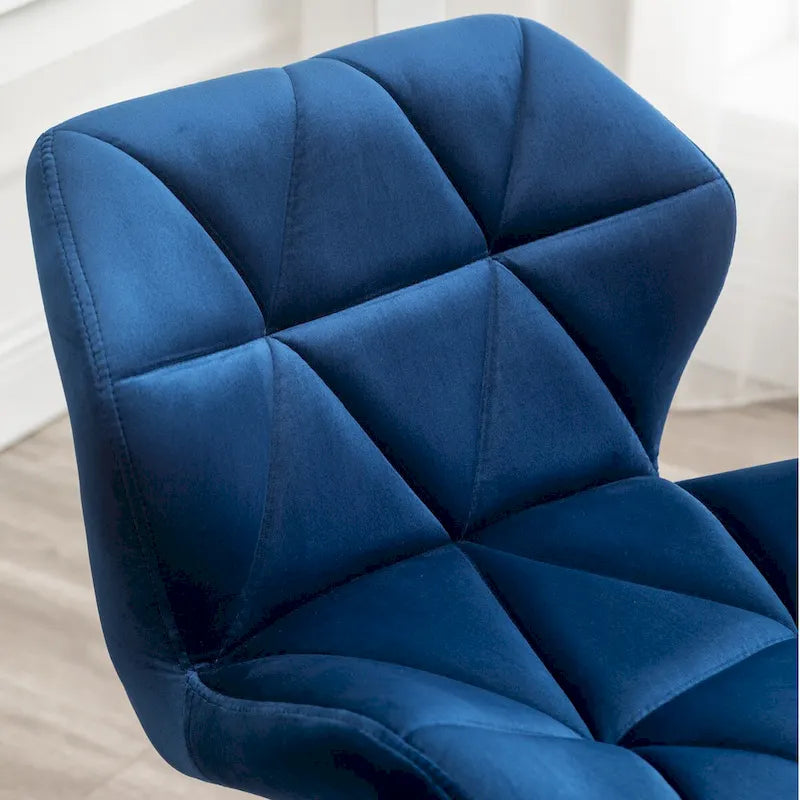 Chaise de bureau pivotante réglable capitonnée diamant pour bureau