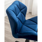 Chaise de bureau pivotante réglable capitonnée diamant pour bureau