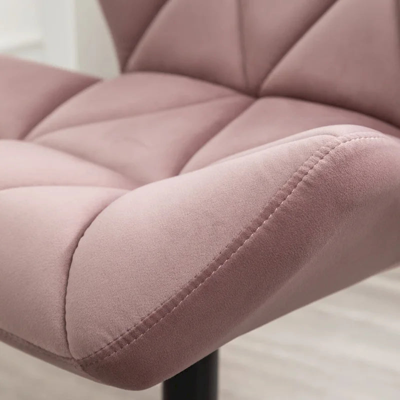 Chaise de bureau pivotante réglable capitonnée diamant pour bureau