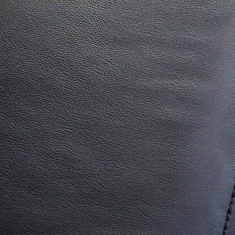 Fauteuil inclinable manuel moderne en cuir assorti avec accoudoirs évasés – Noir ou taupe